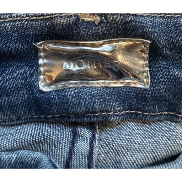 Mother The Looker Graffiti Girl Skinny Jeans Sz 24 - Picture 6 of 7